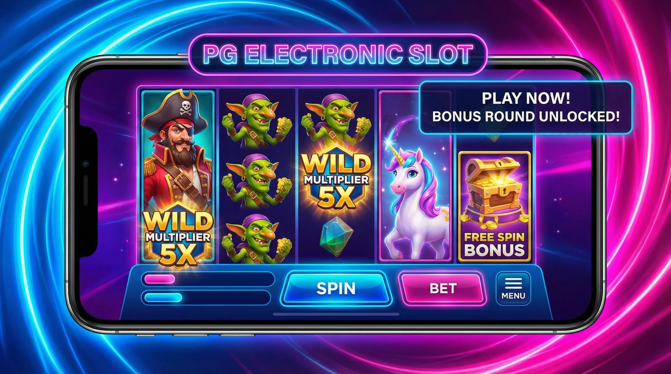 PG电子丰富多彩的游戏界面